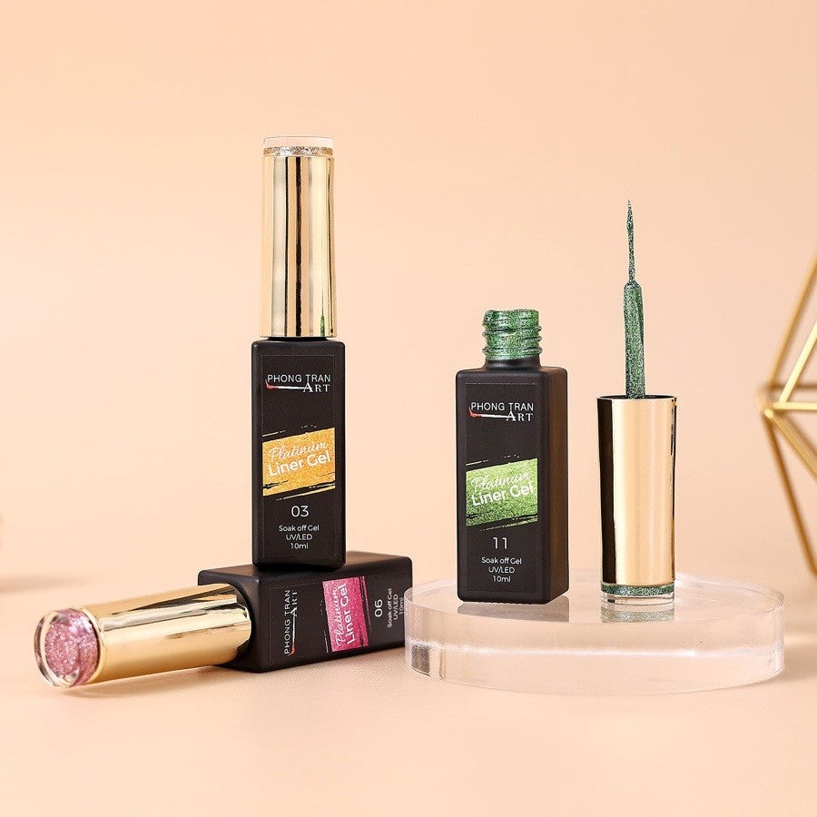 GLITTER GEL LINNER DESIGN ( SET OF 12 Kim Tuyến)