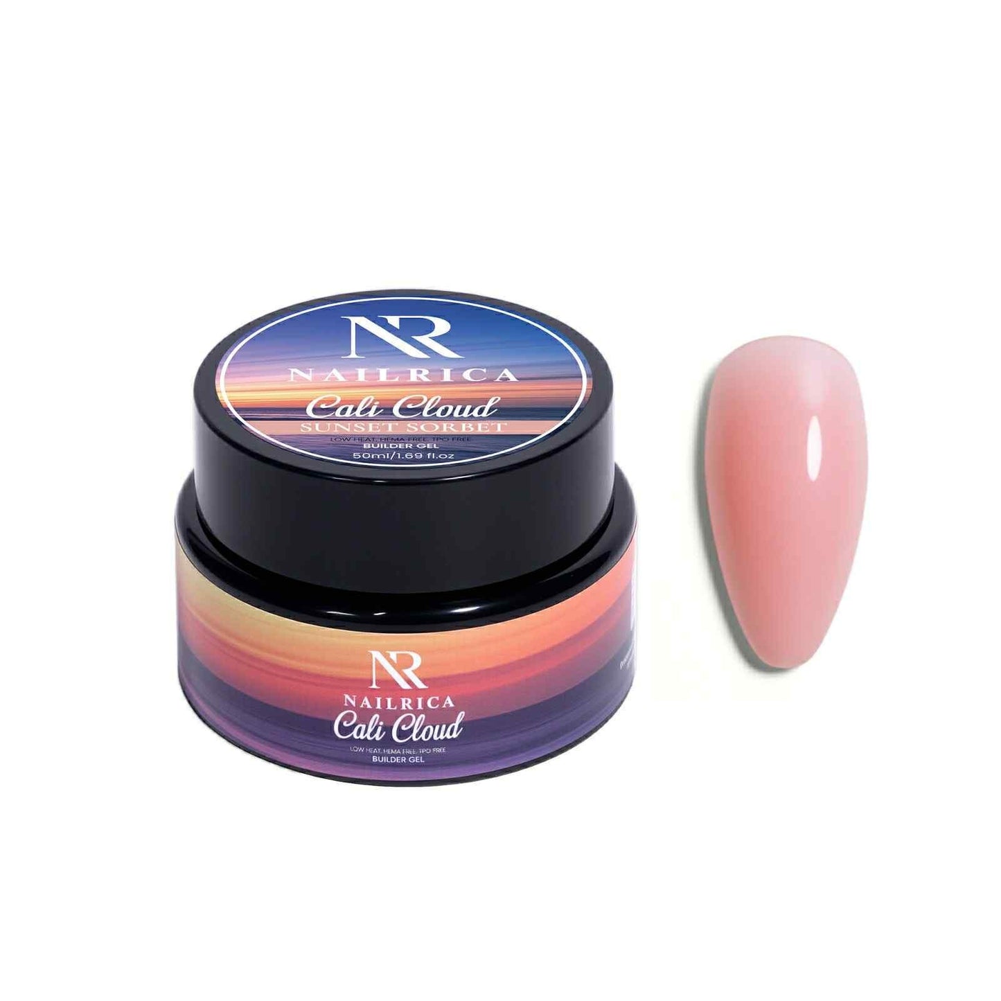 NAILRICA Builder Gel "Cali Cloud" Collection of 12 Colors