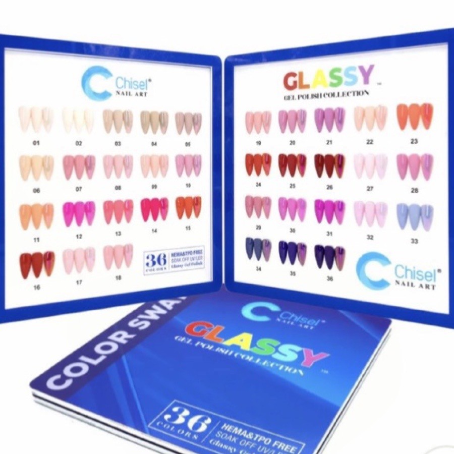 Chisel Glassy Collection 36 Colors