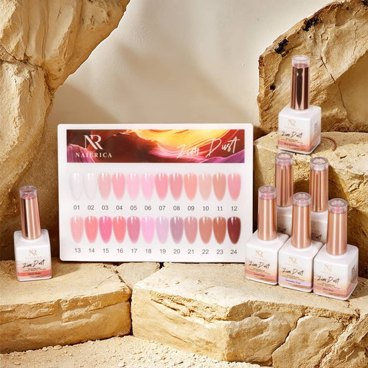NAILRICA Builder Gel in Botle (BIAB) Zion Collection of 24 Colors