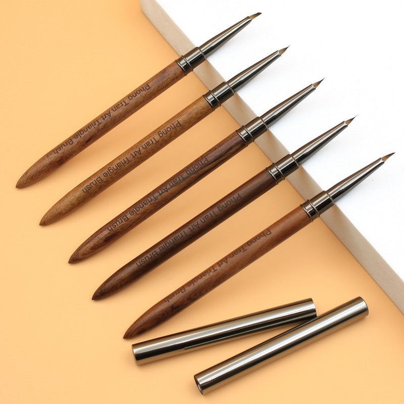 Triangle Brush (Cọ Vẽ Tam Giác Cán Gỗ)