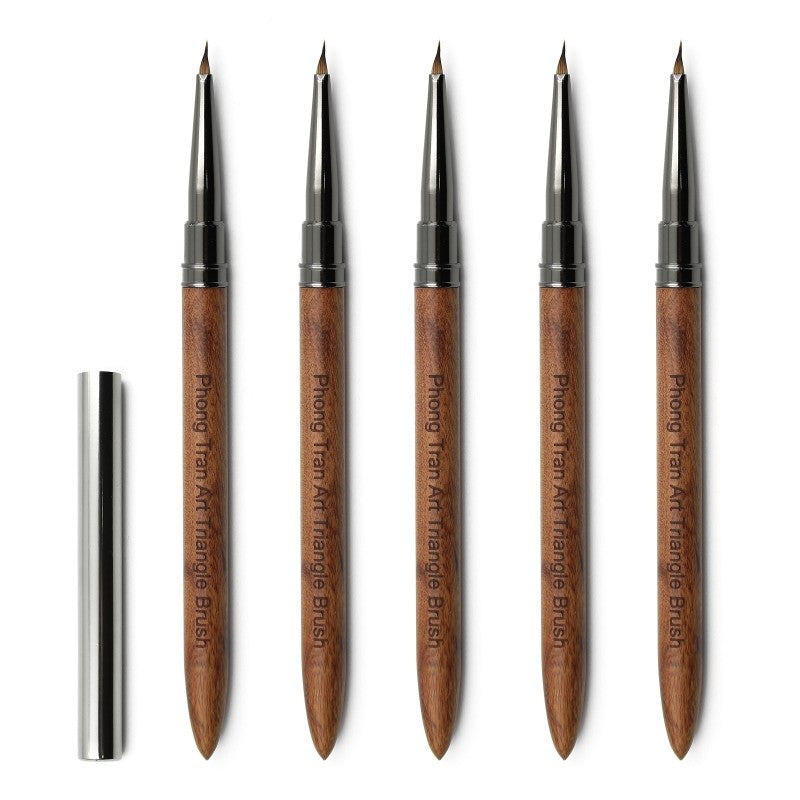 Triangle Brush (Cọ Vẽ Tam Giác Cán Gỗ)