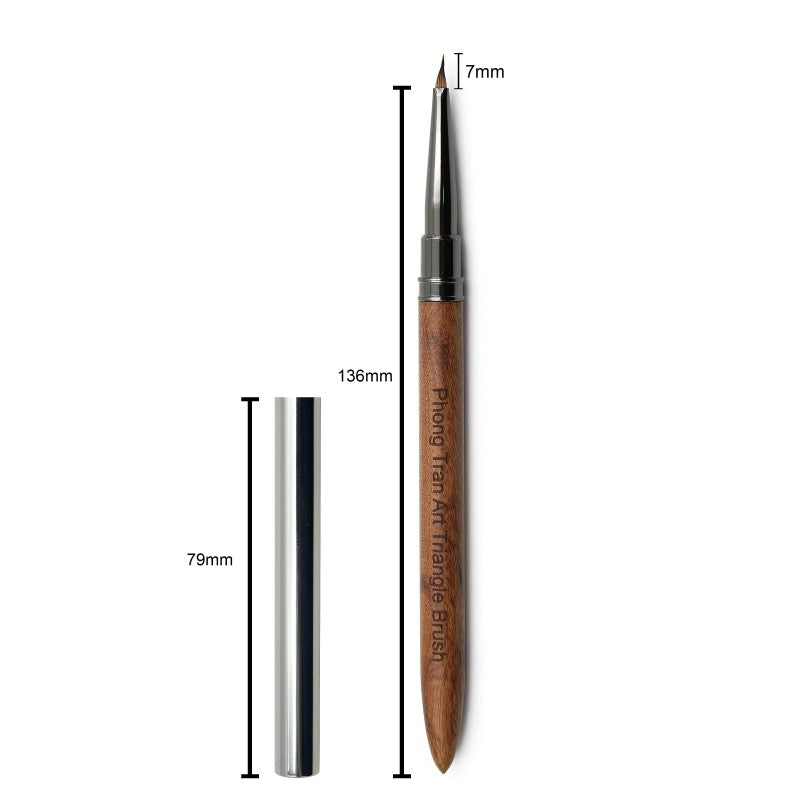Triangle Brush (Cọ Vẽ Tam Giác Cán Gỗ)