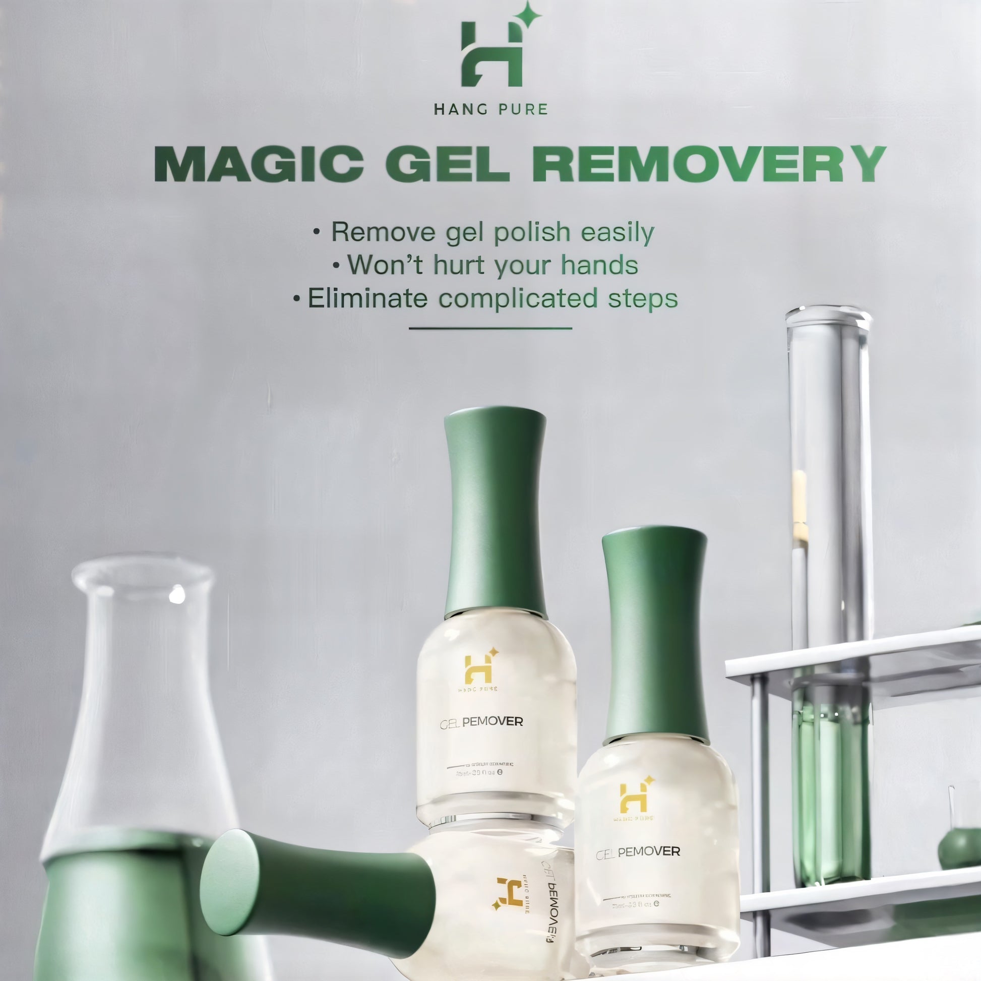 Hang's Gel, Acrylic, Gel X Remover (Tháo Gel,Tháo Bột , Gel X No-Burn)