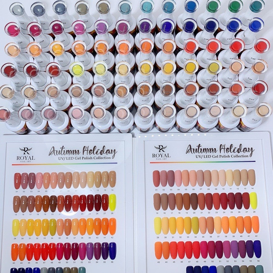 Royal Autumn Holiday 72 Colors Gel Collection