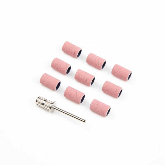 High Quality Sandy Band with Mandrel (Đầu Chạy Nhám 80/100) SMALL BAREL ( Độ Nhám #100 )