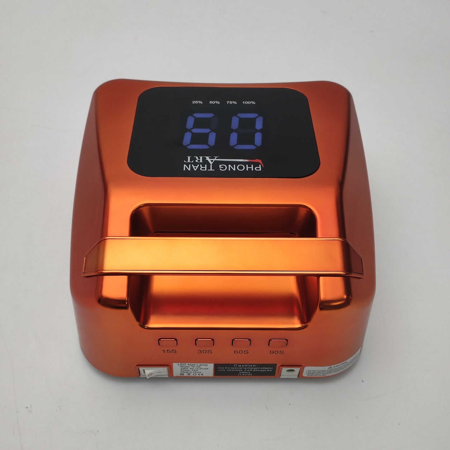 2026 NEW PHANTOM SATIN ORANGE HIGH QUALITY LED CORDLESS NAIL LAMP