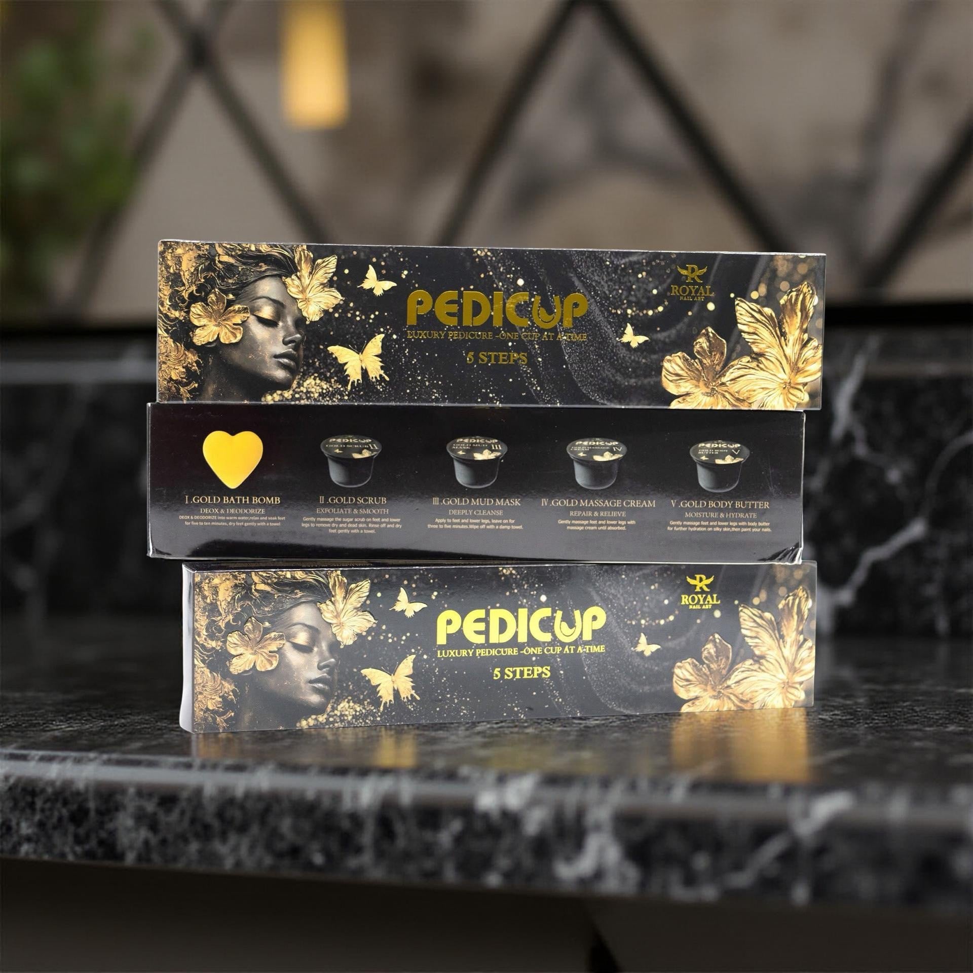 Super Deal 5 Steps Làm Chân Super Luxury Royal PediCup