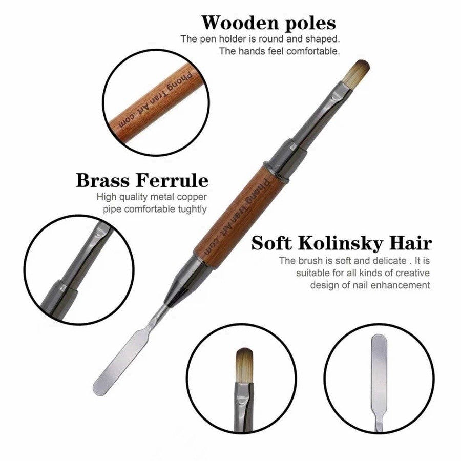 Cọ làm Poly Gel , Hybrid Gel , Tap Gel Thượng Hạng (Hàng Loại 1)