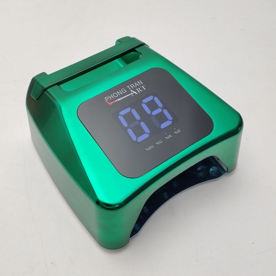 2026 Máy Gel Ngũ Hành Kim-Mộc-Thuỷ-Hoả-Thổ HIGH QUALITY LED CORDLESS NAIL LAMP MỘC-Phantom Satin Green ( Peacock )