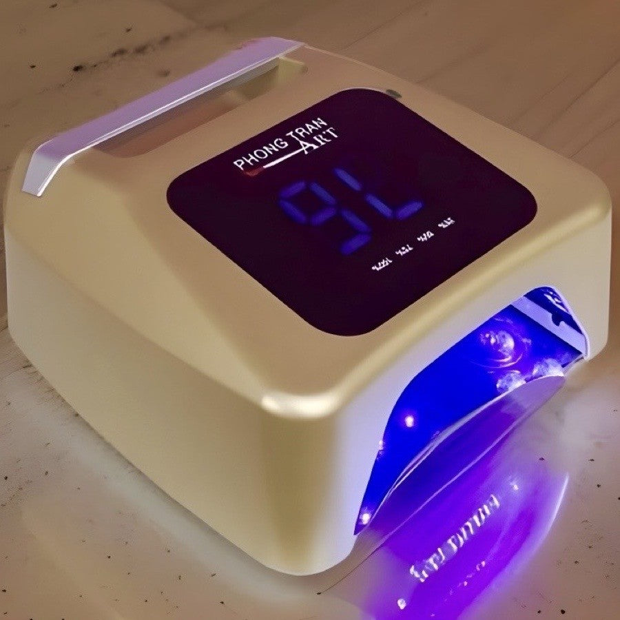 2026 Máy Gel Ngũ Hành Kim-Mộc-Thuỷ-Hoả-Thổ HIGH QUALITY LED CORDLESS NAIL LAMP Kim-Phantom Satin Gold ( Màu của Sự Giàu Sang )