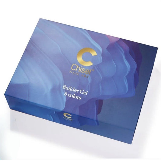 Chisel Builder Gel Collection of 6 colors