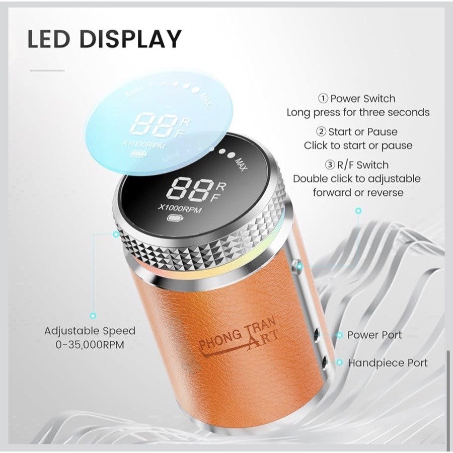 Máy Dũa Cao Cấp , Bọc Da , Chống Nước , Chống Bụi , Sang Chảnh, Quý Sờ Tộc, Không Đụng Hàng