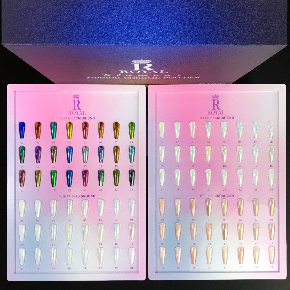 Royal Aurora Mirror Chrome 24 Màu (New Chrome Cực Quang)