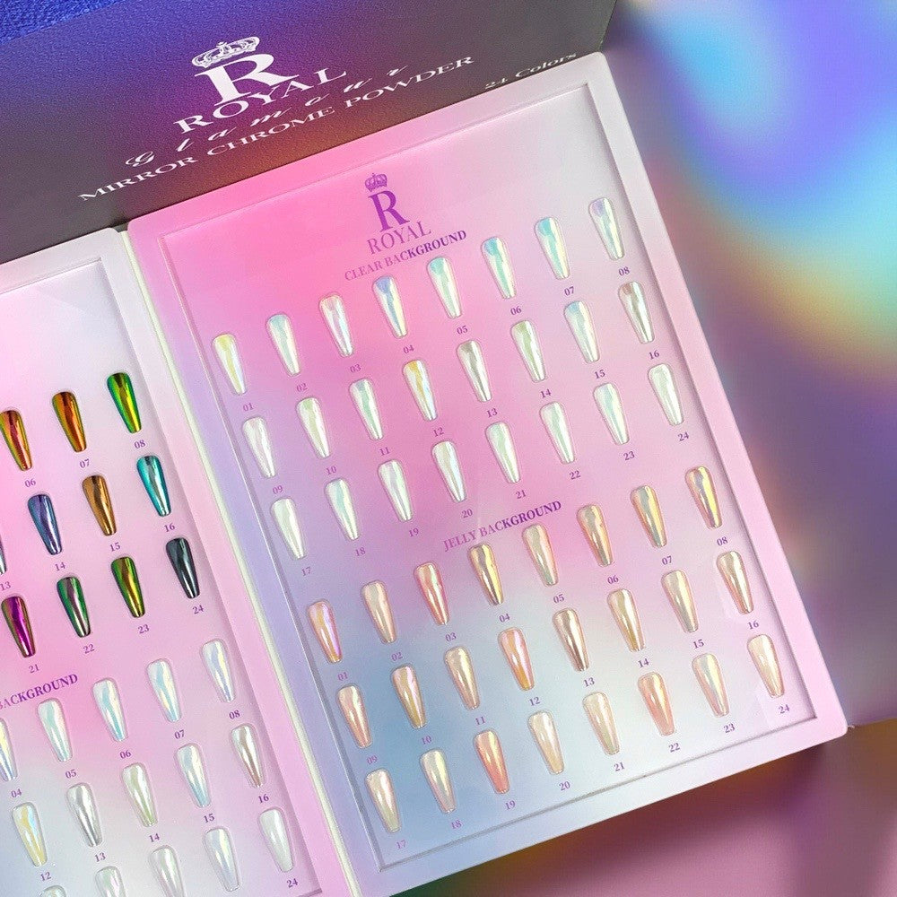 Royal Aurora Mirror Chrome 24 Màu (New Chrome Cực Quang)