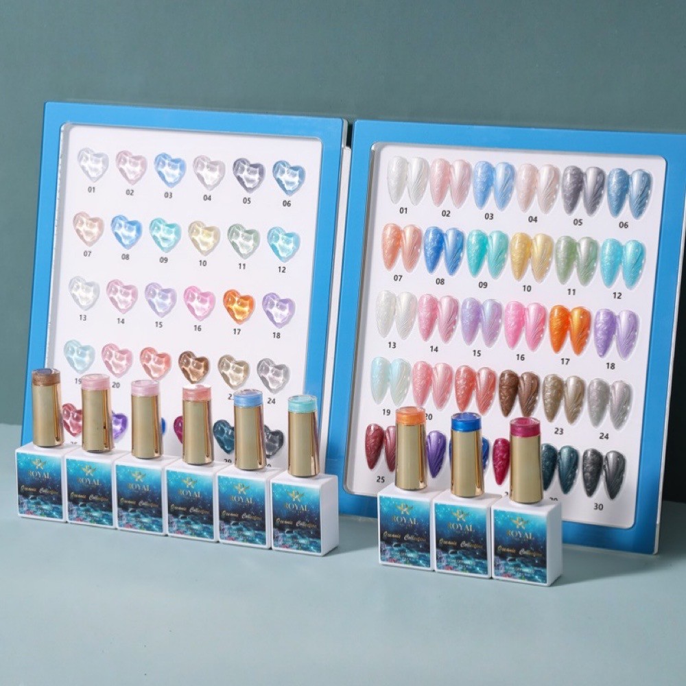 Royal Pearl Gel Aurora Oceanic Collection of 30 colors