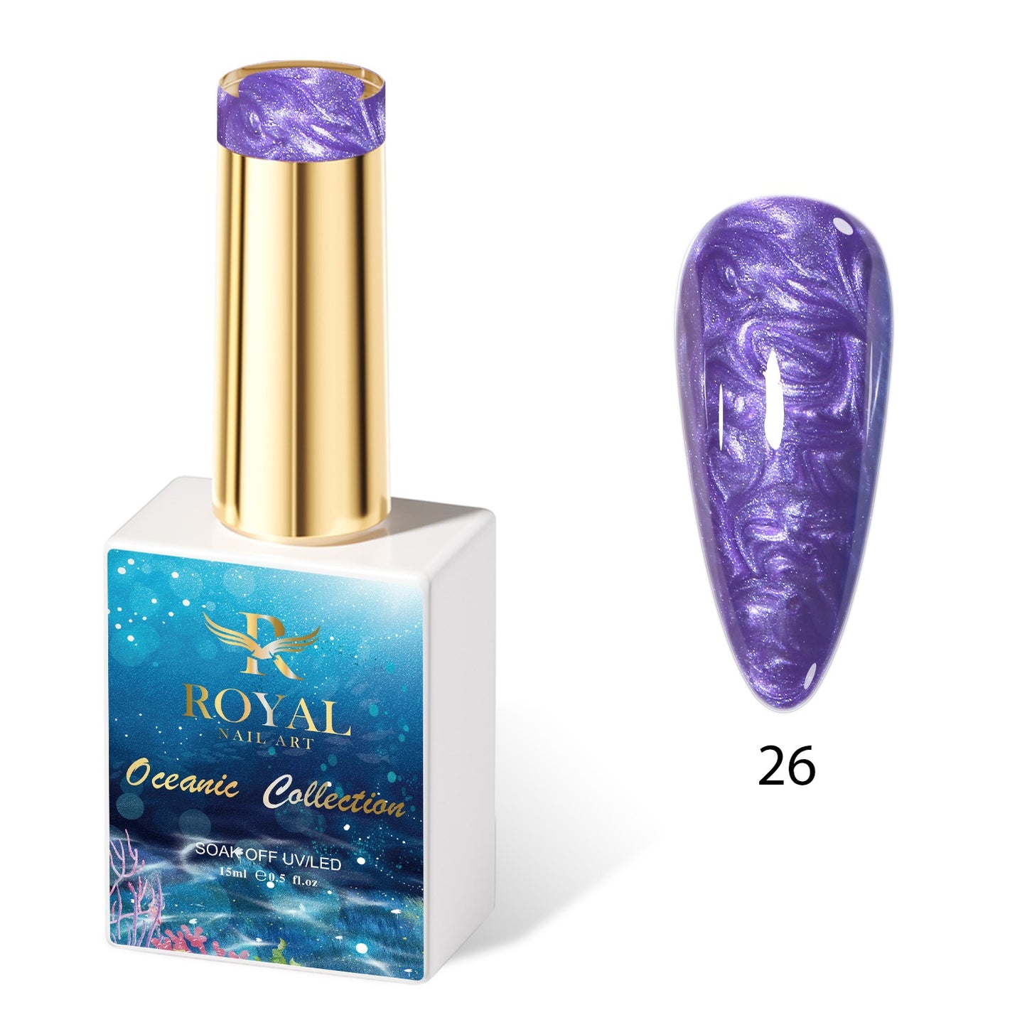 Royal Pearl Gel Aurora Oceanic Collection of 30 colors