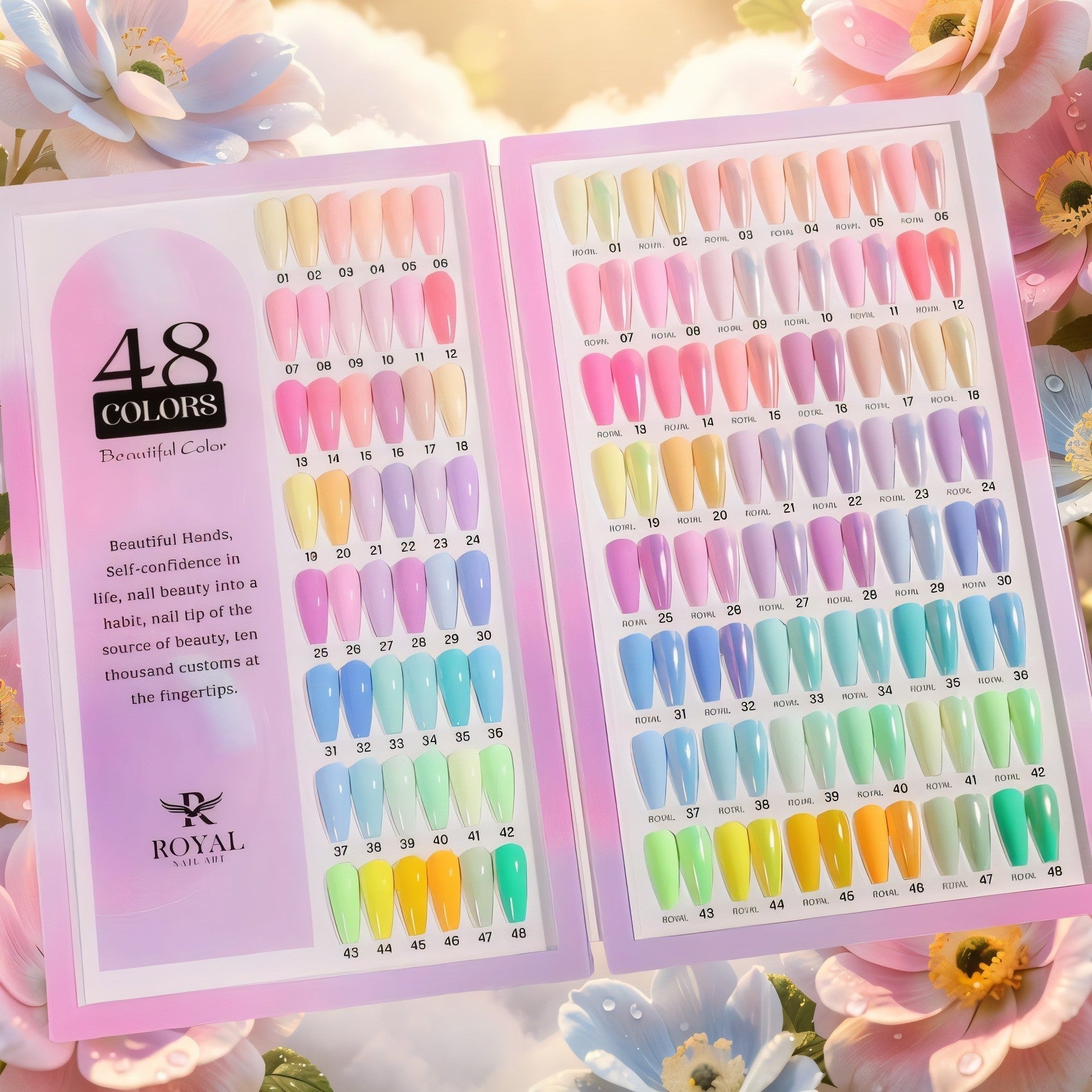 Royal Springs Pastel New Gel Collection 48 màu (New)