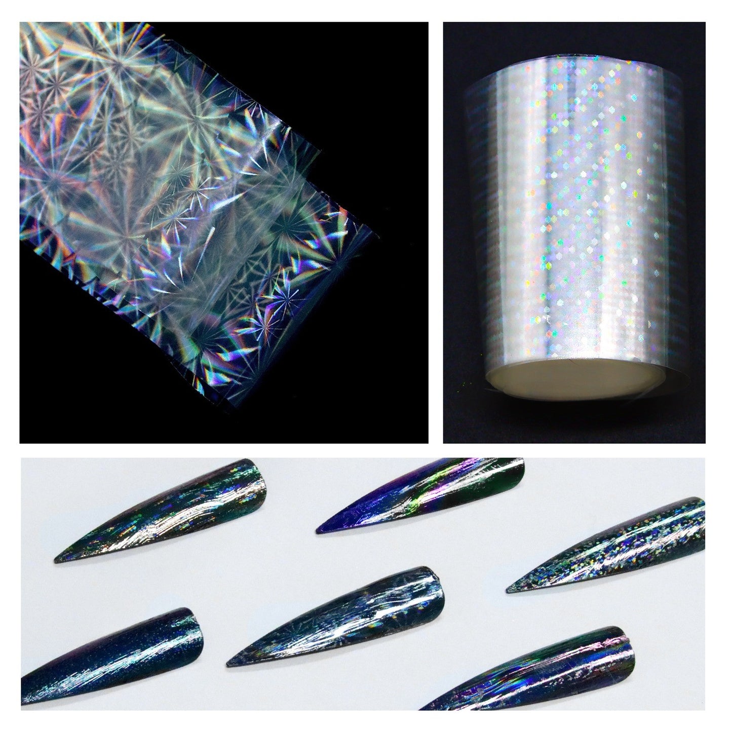 Foil Tranfer Khổng Tước 7 Màu Loại Mới (New)