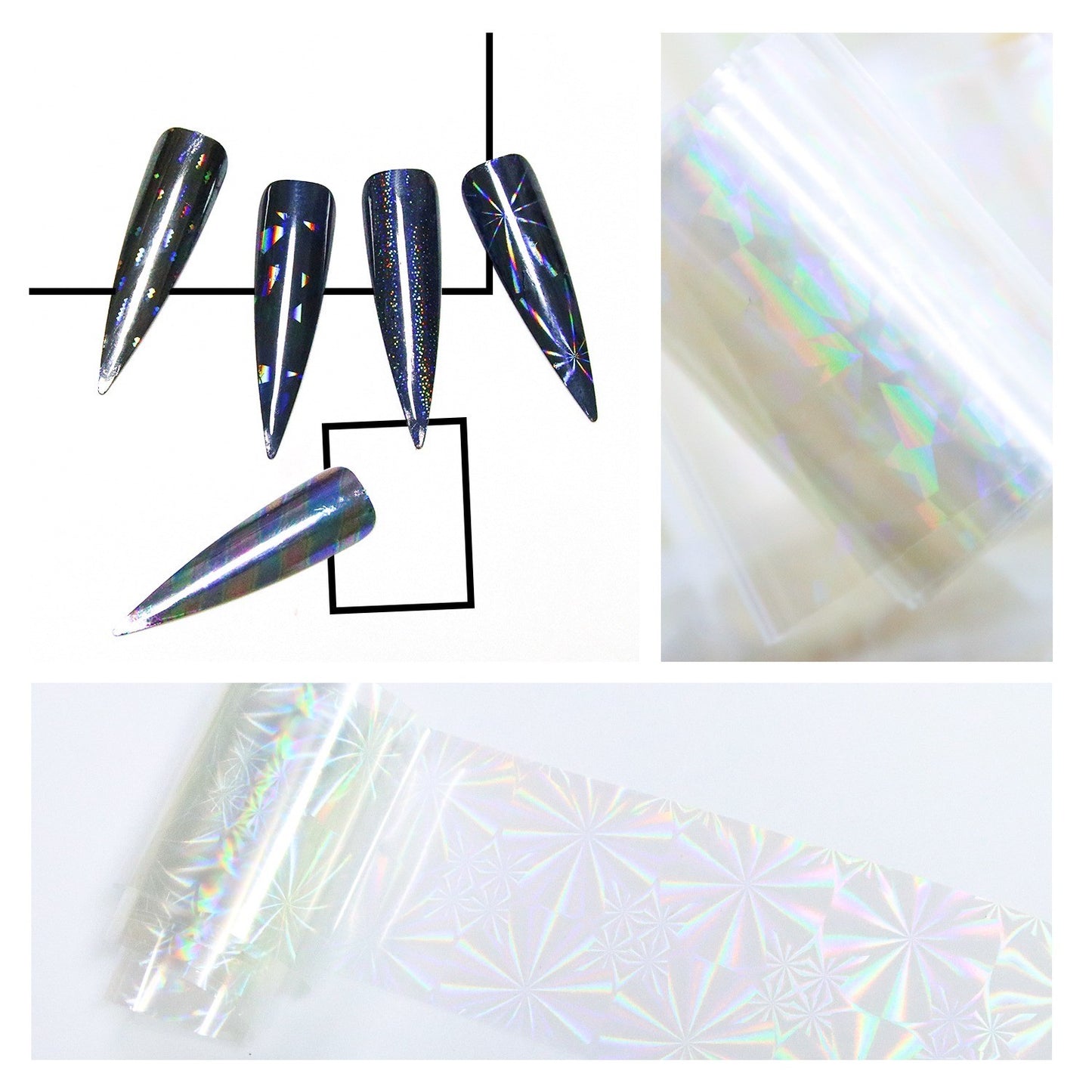 Foil Tranfer Khổng Tước 7 Màu Loại Mới (New)