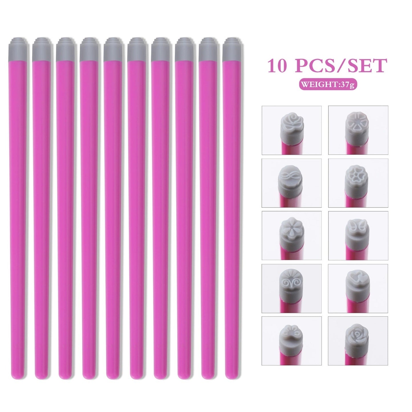 Stamp Stick Design Tool Set of 10pc