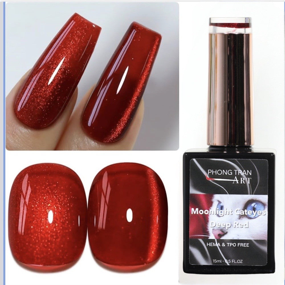 Moonlight Cat Eyes Đỏ Chai Lẻ (New)