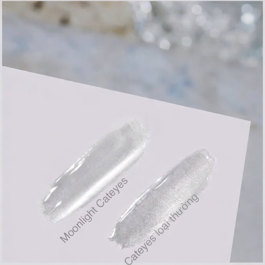 White Silver Moonlight Cateyes Chai Lẻ (New)