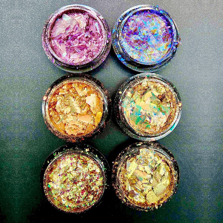 Mermaid Chrome Flakes (Set of 6)