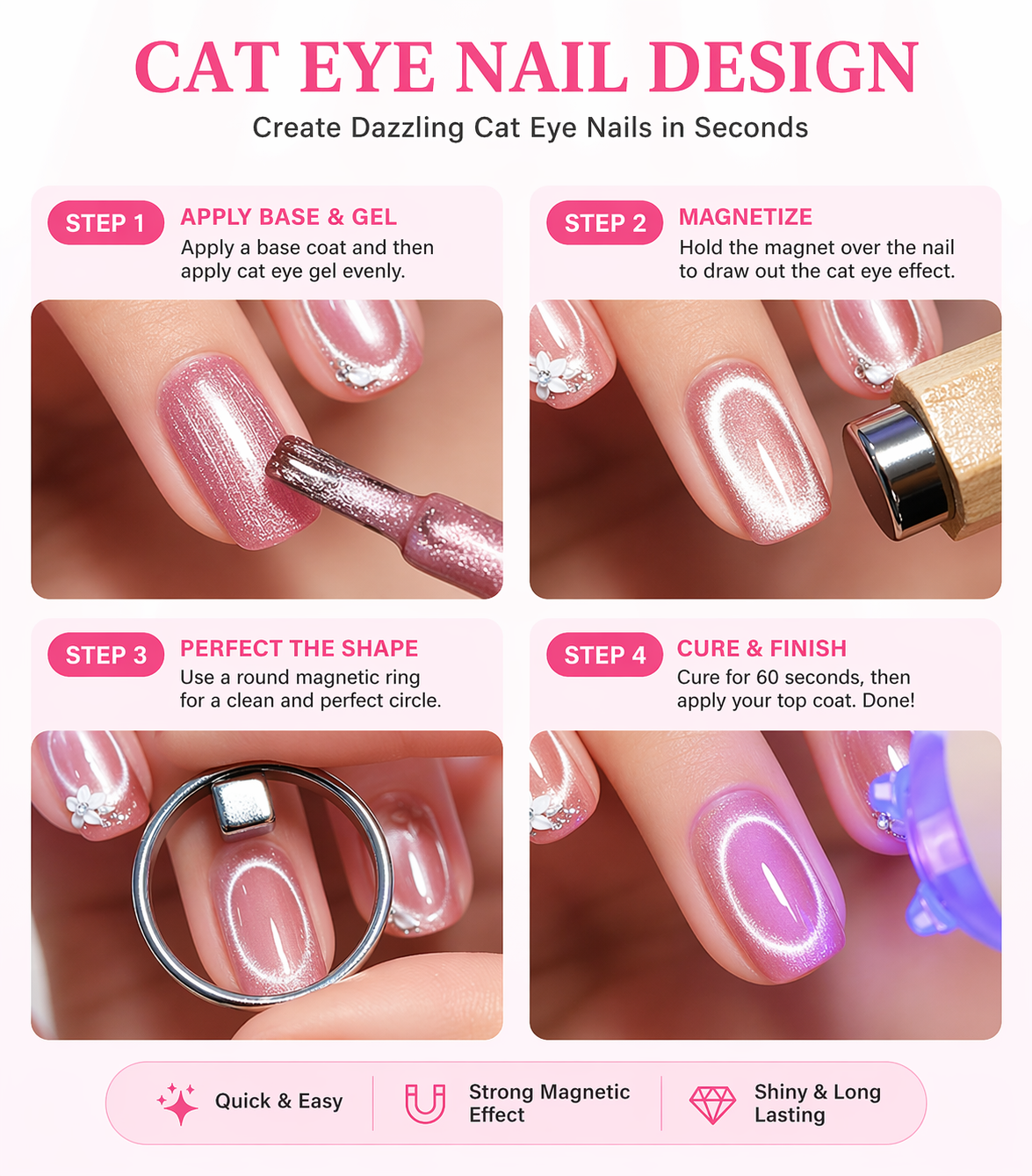 Nam Châm Vòng Cateyes Loại Mới (New)