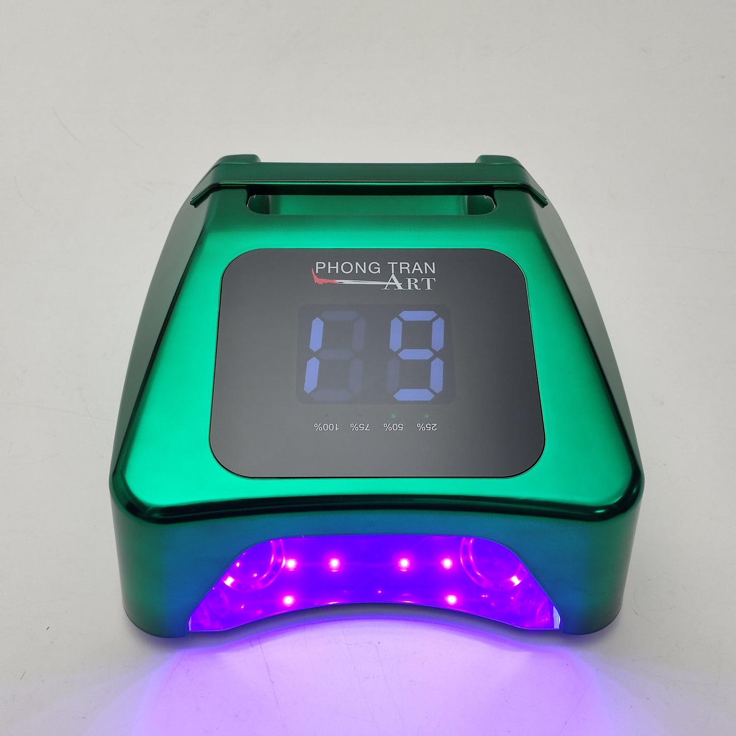2026 NEW PEACOCK SATIN GREEN  HIGH QUALITY LED CORDLESS NAIL LAMP