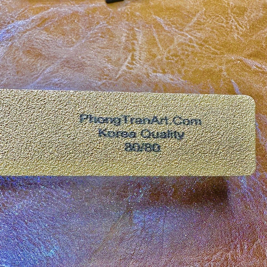 Square Golden File 80/80 Korea Quality (set 10 packs of 25 pcs)