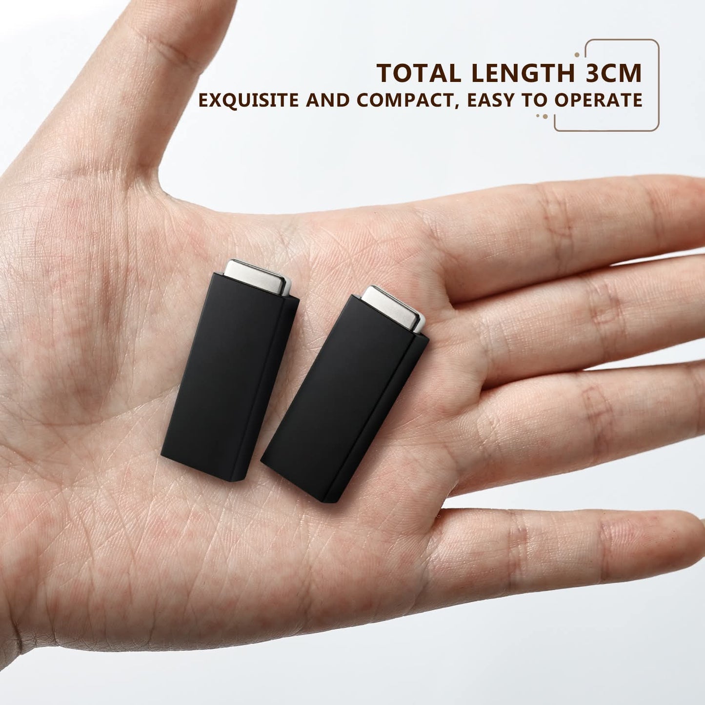 Nam Châm Ngắn Bọc Nhựa pack of 2 (New)