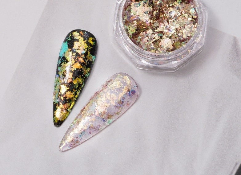 Mermaid Chrome Flakes (Set of 6)