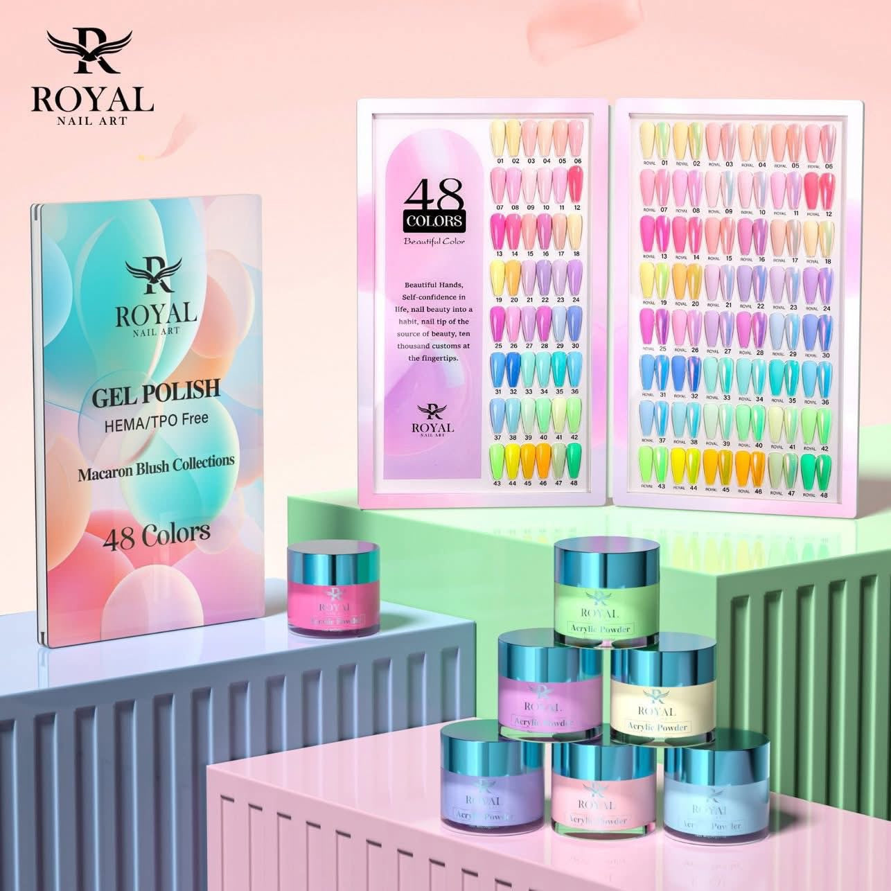 Royal Springs Pastel New Gel Collection 48 màu (New)
