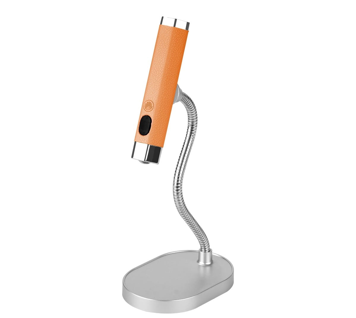 Đèn Pin AI Thế Hệ Mới Bao Xịn bọc da cao Cấp Đẳng Sờ Cấp , Oách Xà Lách CAM (ORANGE)
