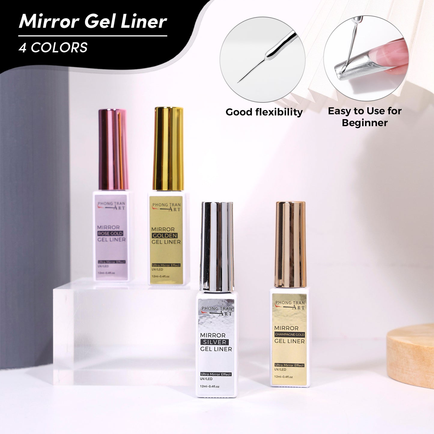 High Quality Metalic Chrome Liner