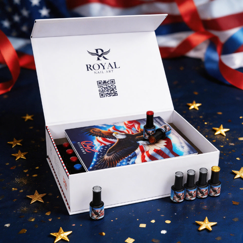 Royal AMERICA 250th 36 Colors CAT EYE COLLECTION + FREE SUPER RARE LIMITED AMERICA 250 GLASS CUP