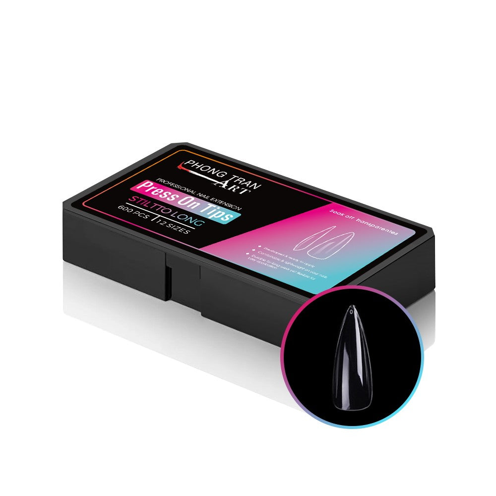 Bundle Press-On Gel-X Kit (Gel-X Light+ Press On Kit-4 shapes Tip Box)