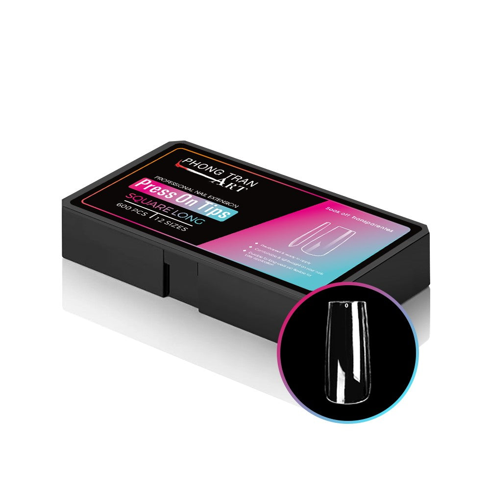 Bundle Press-On Gel-X Kit (Gel-X Light+ Press On Kit-4 shapes Tip Box)