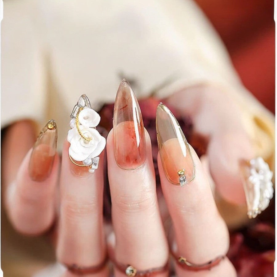 Gel Gum Nặn Hoa 3D (White)