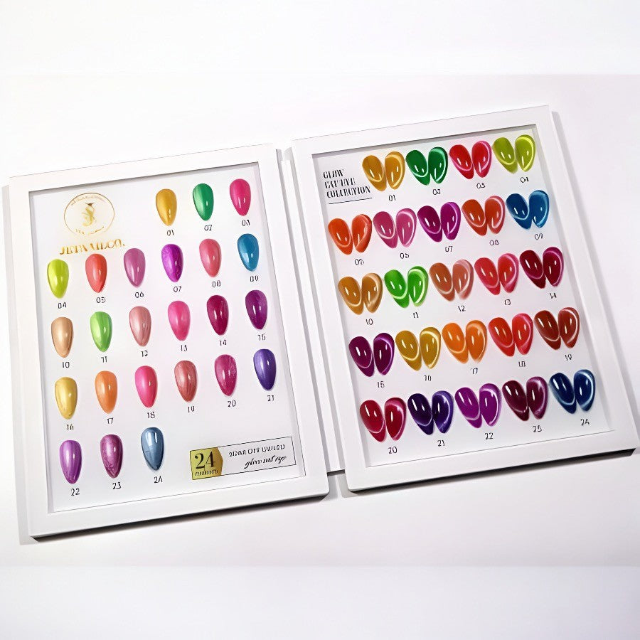Glow In The Dark Strong Reflective Cat Eye Collection (Set Of 24 Colors)