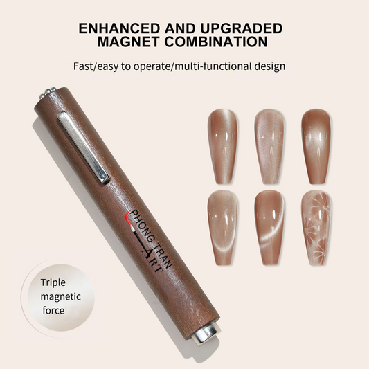 Nam Châm Strong Magnet Cateyes Loại Mới (Cán Gỗ)