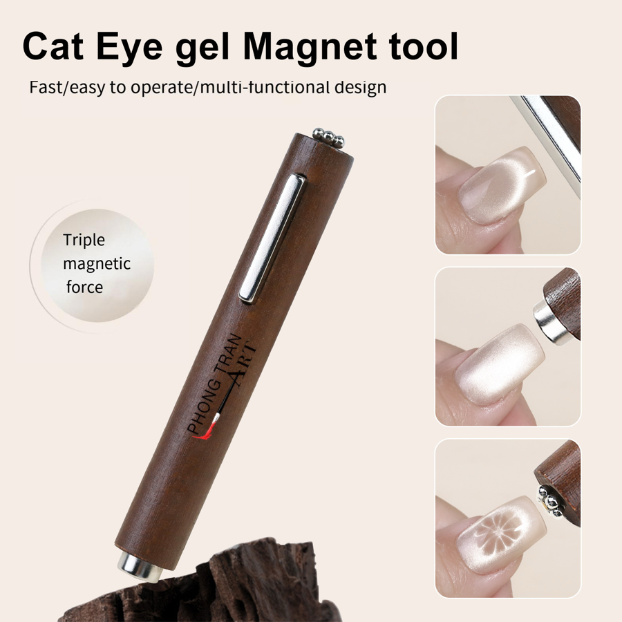 Nam Châm Strong Magnet Cateyes Loại Mới (Cán Gỗ)
