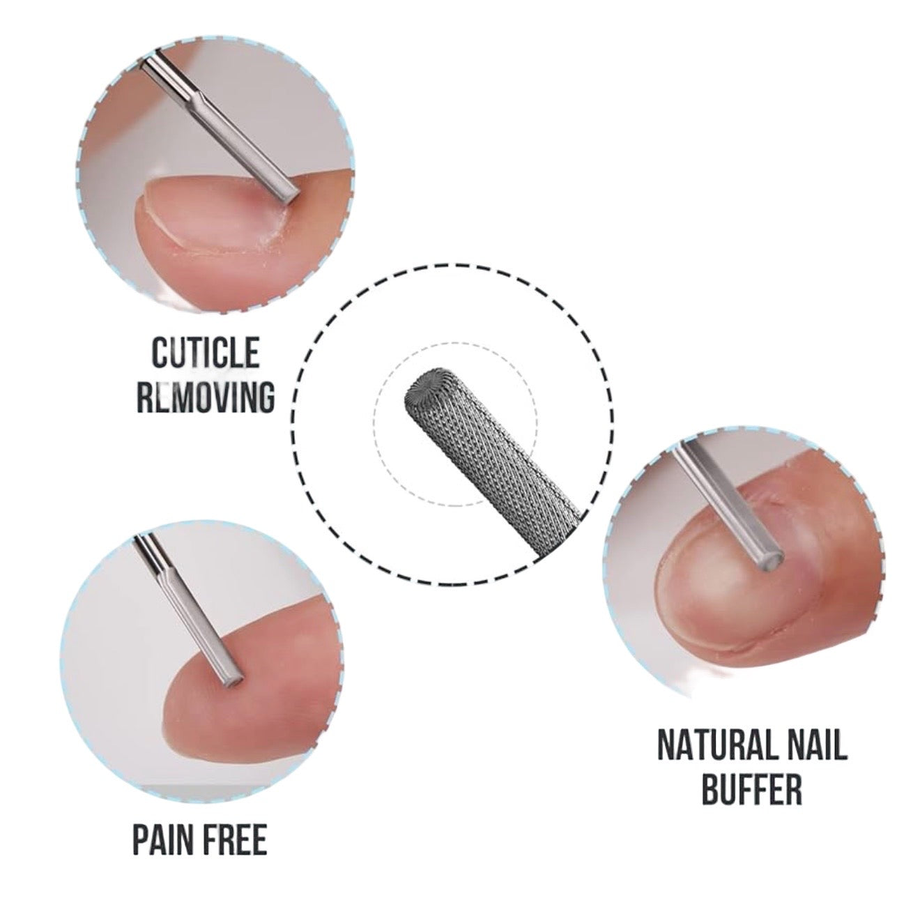 Safety Bit / Dũa Khoé An Toàn Không Chảy Máu