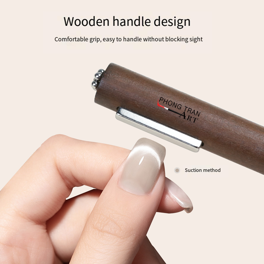 Nam Châm Strong Magnet Cateyes Loại Mới (Cán Gỗ)