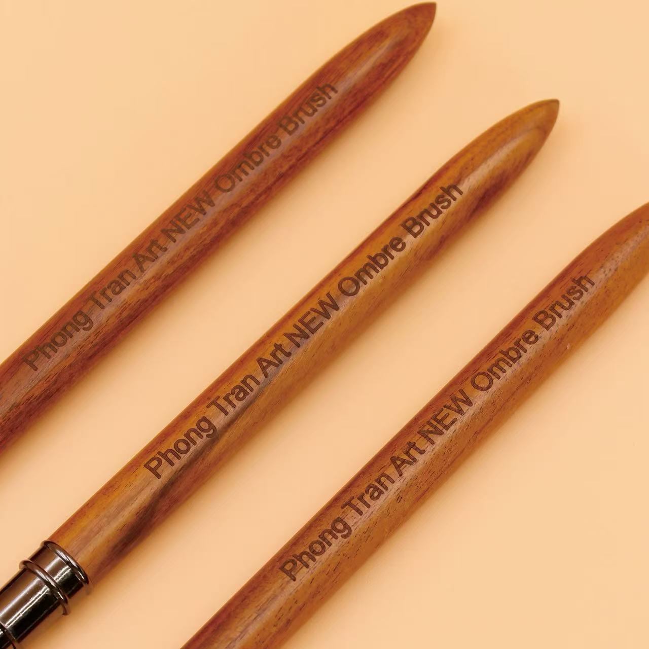 Ombre, Marble Gel Brush Cán Gỗ Loại Mới (New)