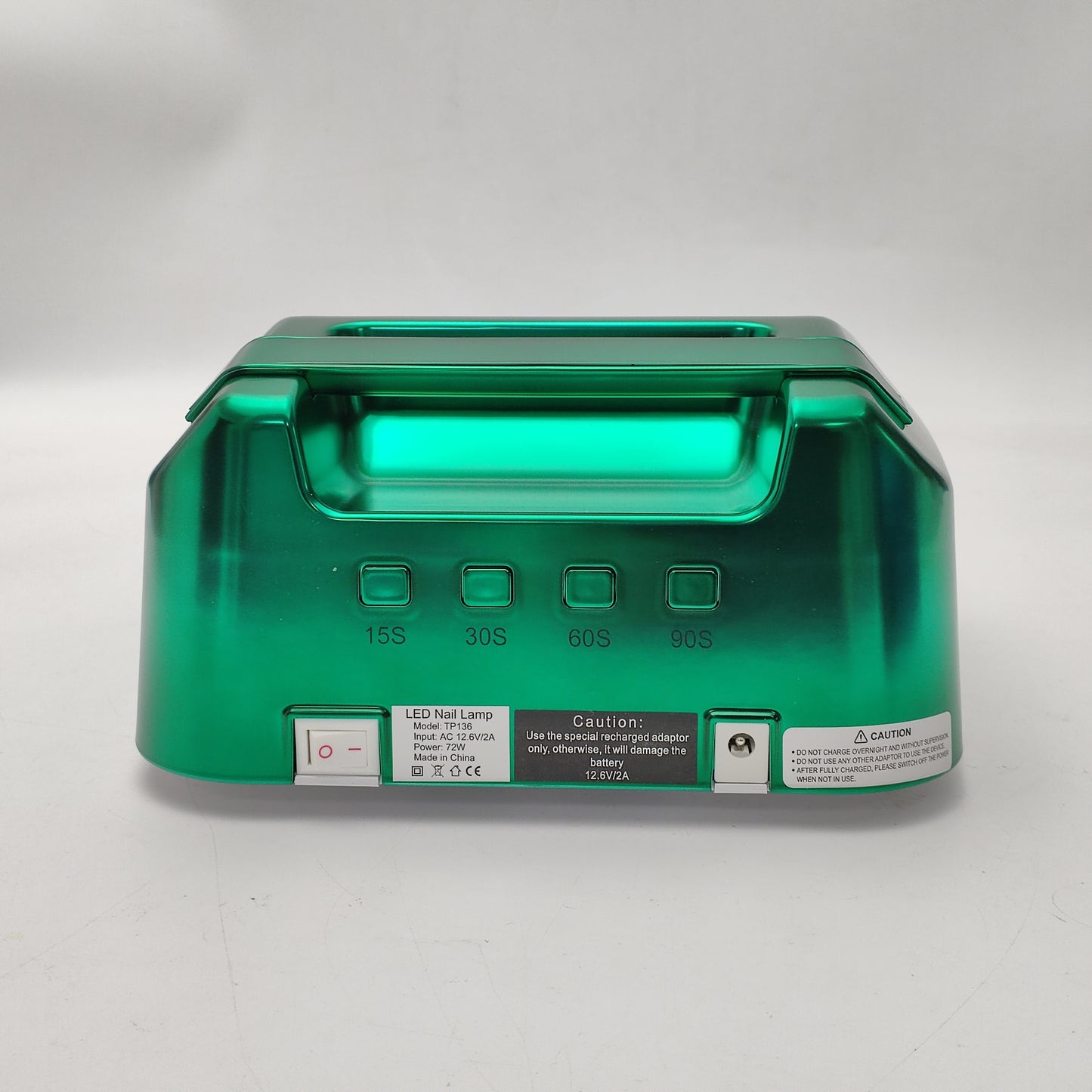 2026 NEW PEACOCK SATIN GREEN  HIGH QUALITY LED CORDLESS NAIL LAMP