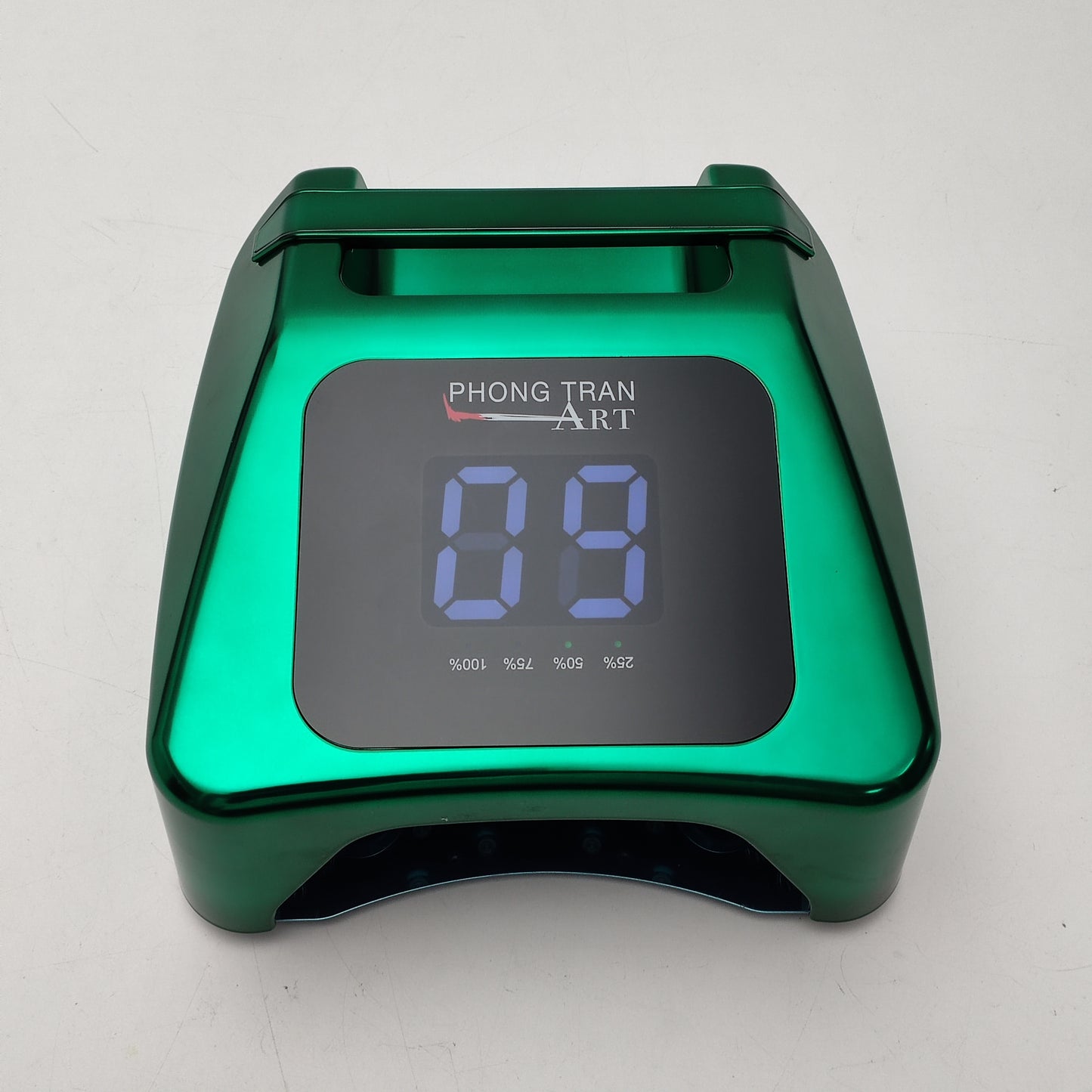 2026 NEW PEACOCK SATIN GREEN  HIGH QUALITY LED CORDLESS NAIL LAMP