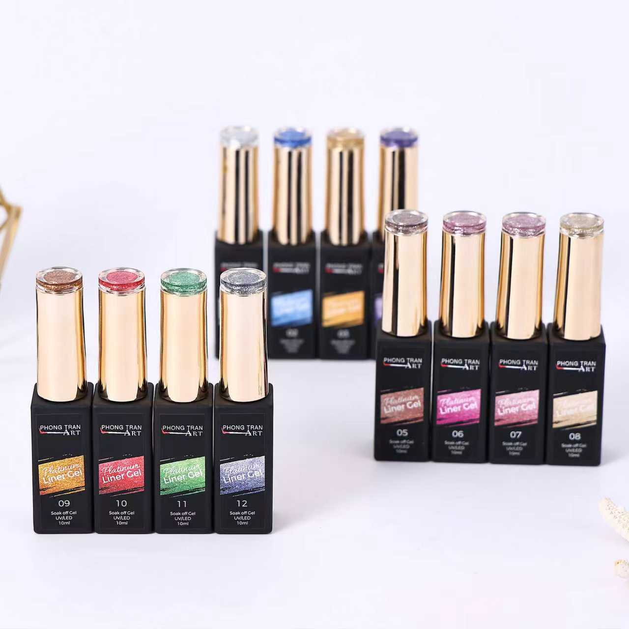 GLITTER GEL LINNER DESIGN ( SET OF 12 Kim Tuyến)