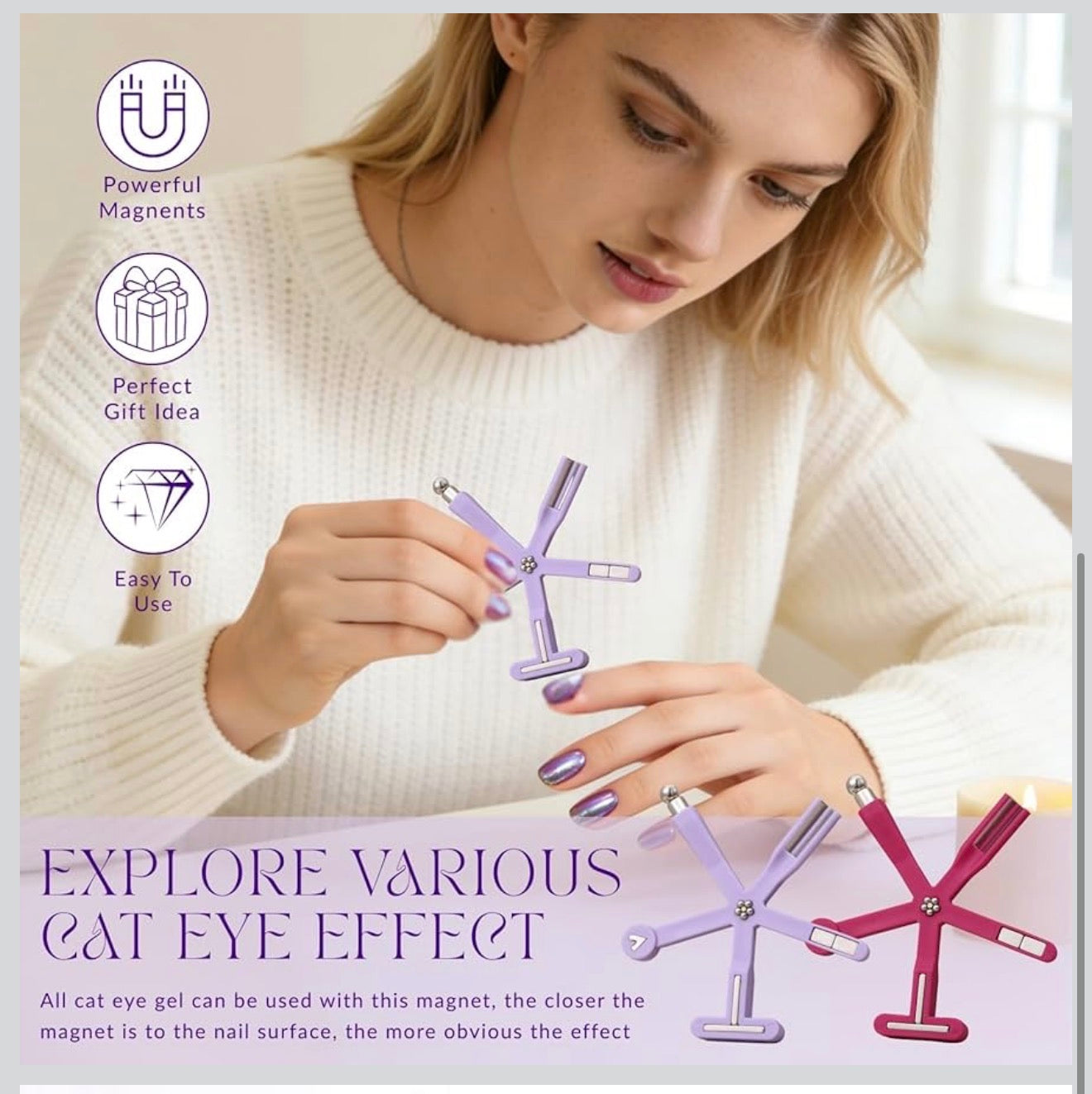 Nam Châm Cat Eyes 8 in 1 Loại Mới (New)